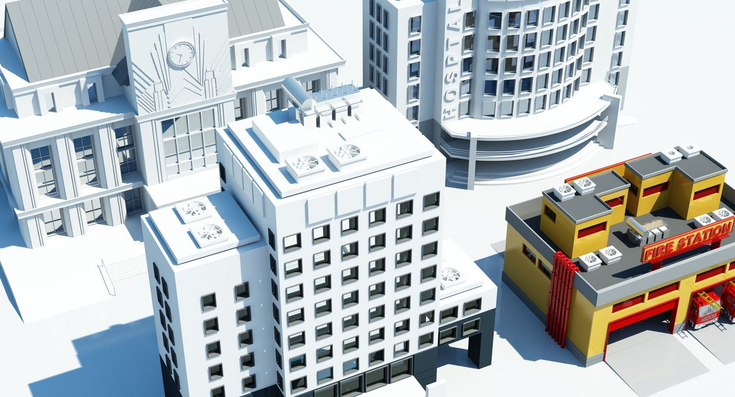 Public Buildings Symbol 1 3D MODEL