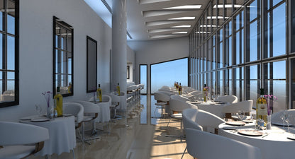 Restaurant Interior 3D Model