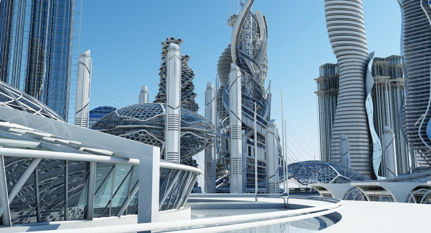 Futuristic Skyscrapers - WireCASE