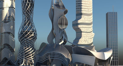 Futuristic Skyscraper collection 6