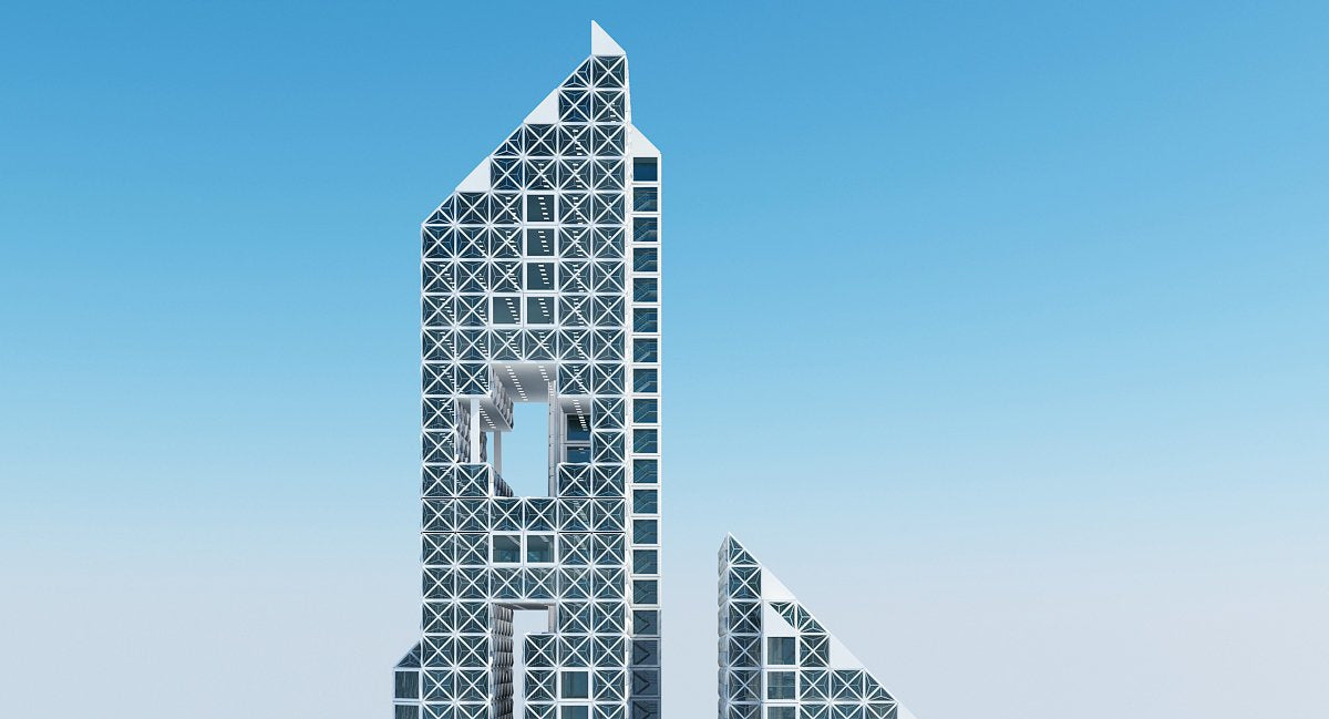 Office Building Tower - WireCASE