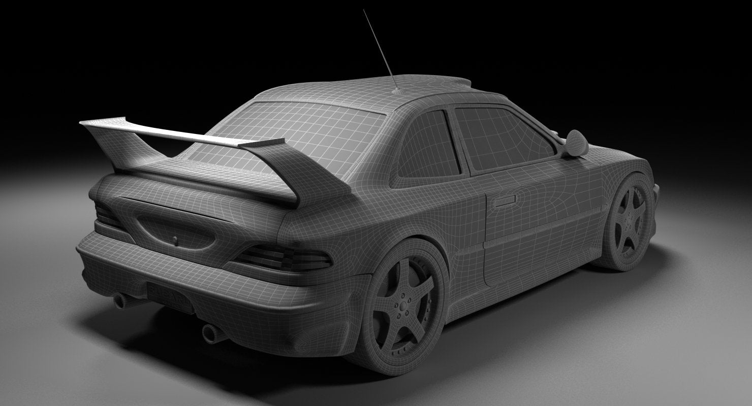 Subaru Free 3D Model - WireCASE
