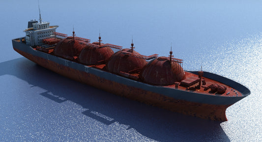 3D LNG Tanker - WireCASE