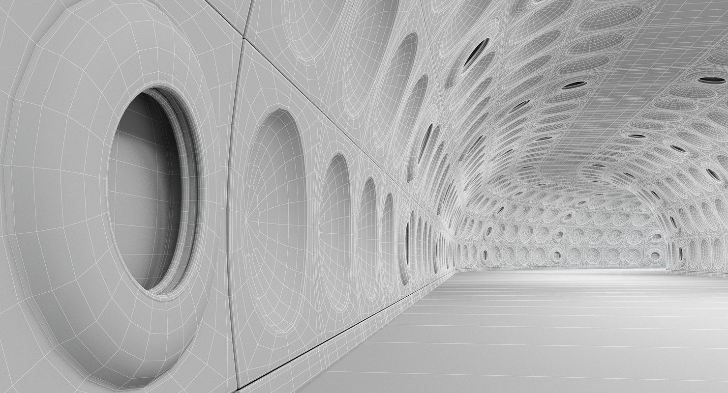 Futuristic Tunnel - WireCASE
