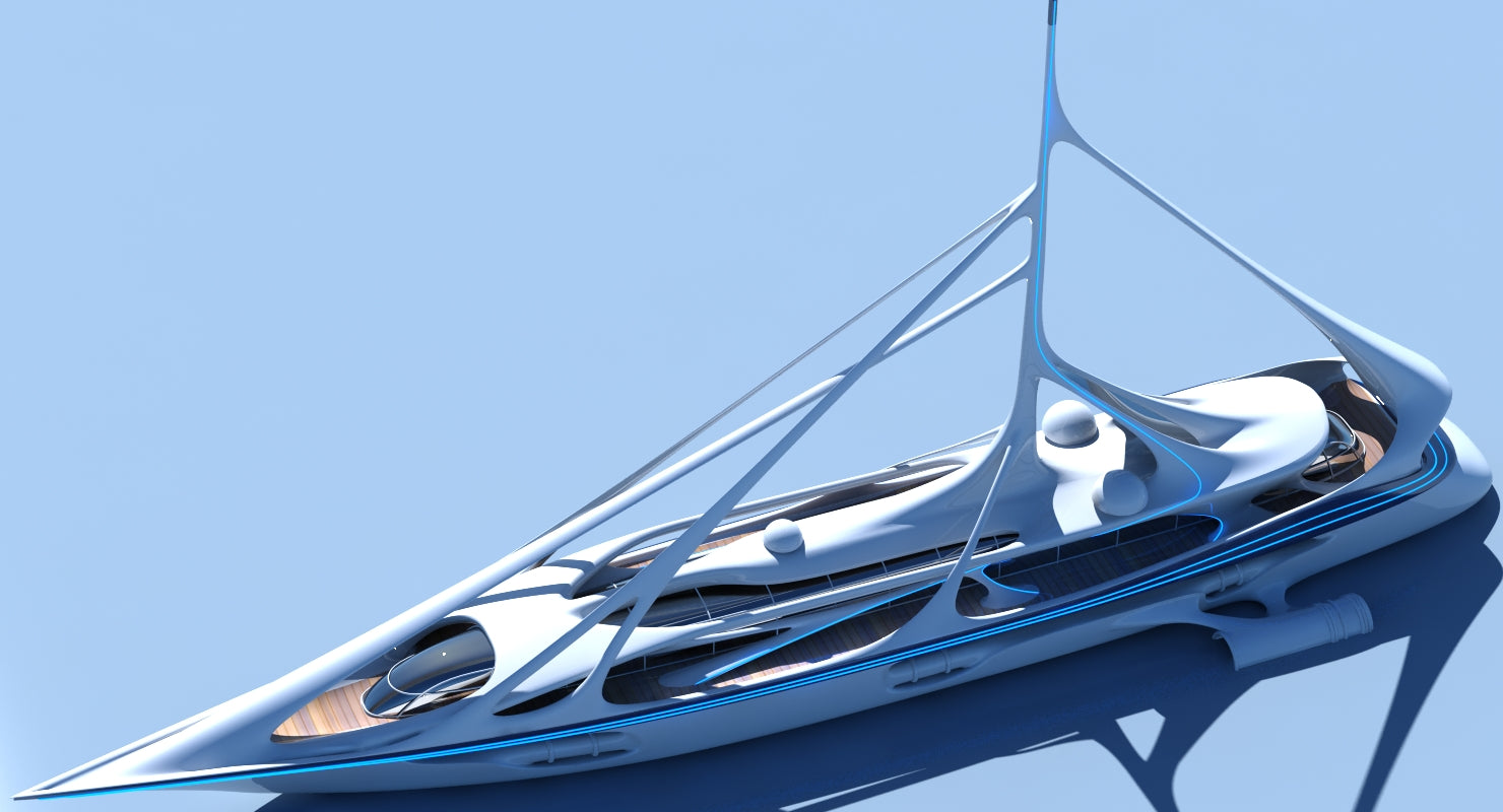 Futuristic Yacht 01